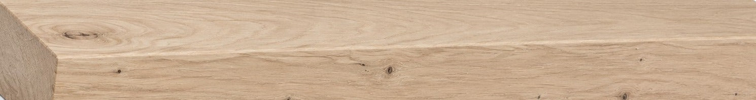 Rustic white oak grain close-up
